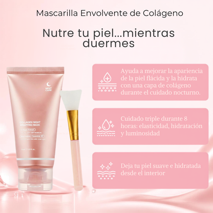 Set 2 Mascarillas Envolventes de Colágeno